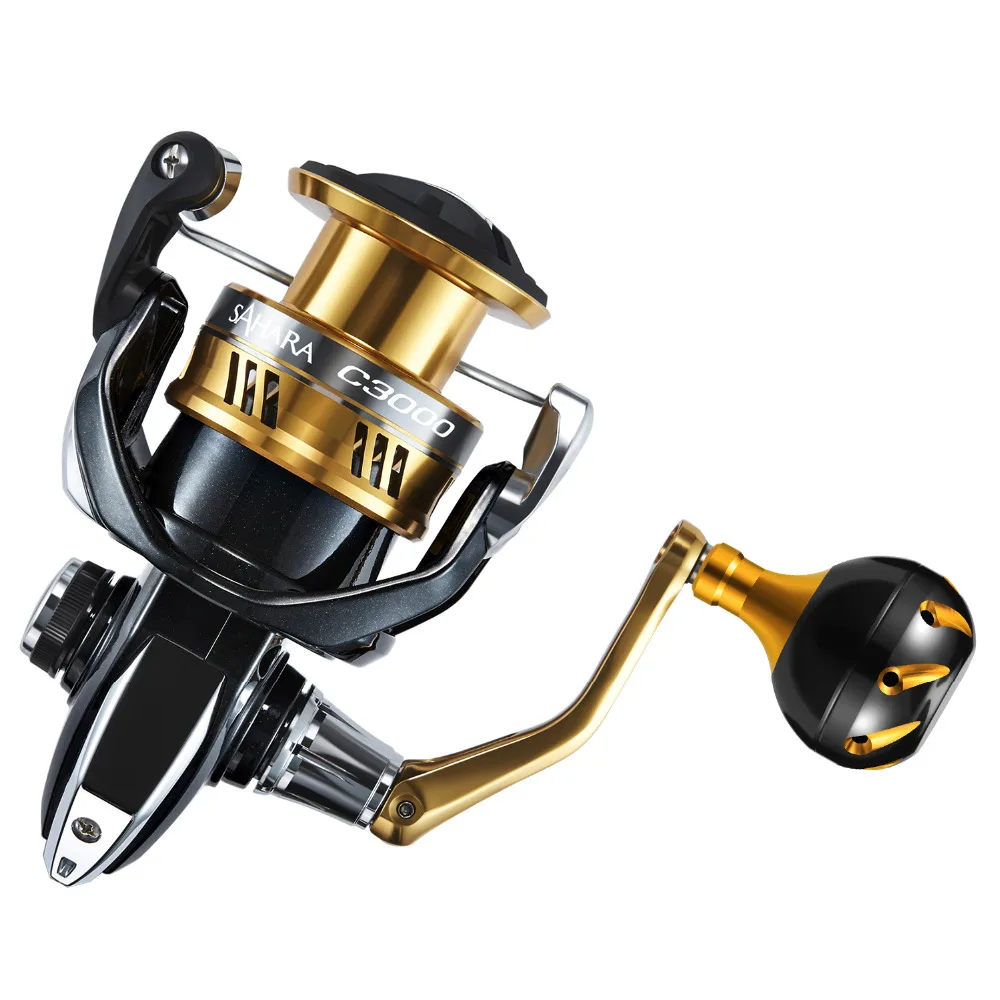 Shimano SAHARA FI спиннинговая катушка с дополнительной ручкой 1000 2500 C3000 400XG 5 0: 1/6. 2:1