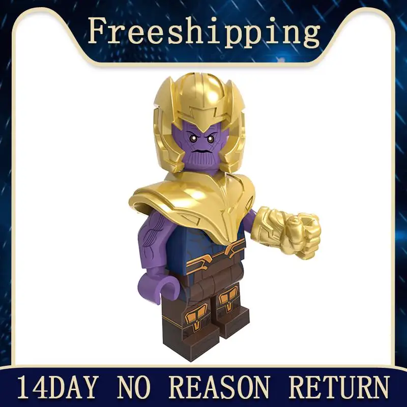 

Single Sale Building Blocks Super Heroes Thor Thanos Captain America Iron Man War Machine Figures Dolls Toys For Children PG1978