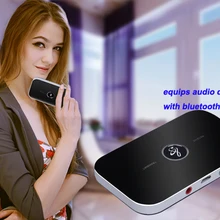 Беспроводной адаптер bluetooth Hi-Fi аудио Bluetooth ресивер и передатчик с 3,5 мм аудио Вход и Выход для ТВ MP3 ПК