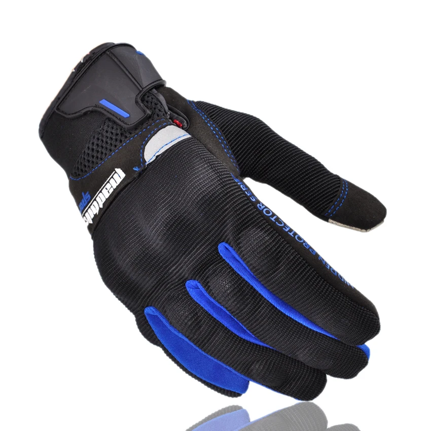 Madbike мотоциклетные перчатки с сенсорным экраном летние Guantes motocicleta полным пальцем