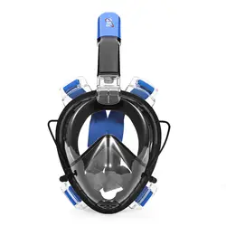 Ркд Дайвинг обучение Анти-туман Съемная сухой подводное плавание полный набор маска для лица для GoPro Камера