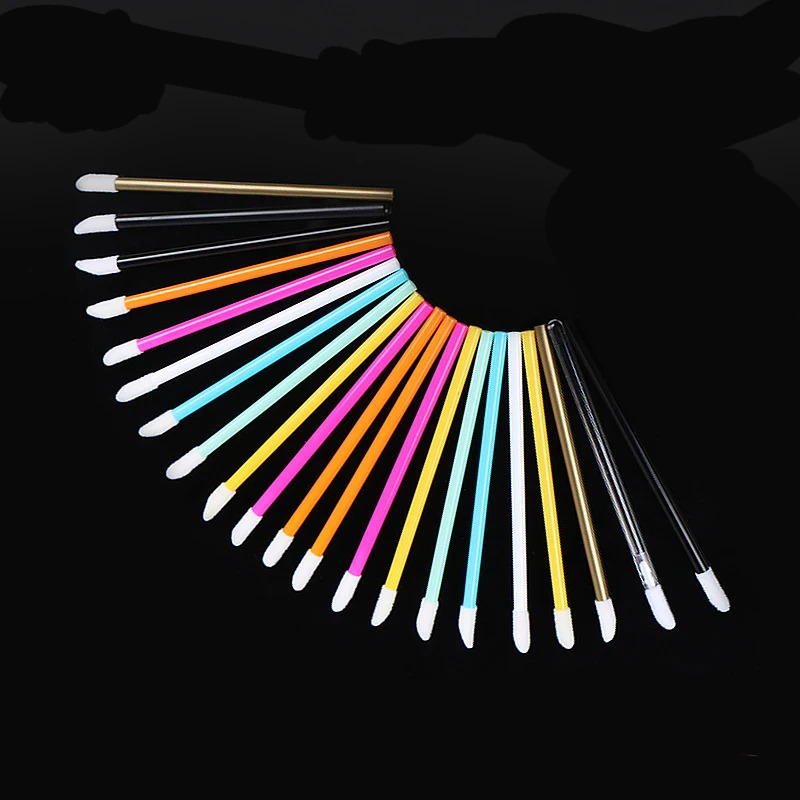 100Pcs Disposable Lip Brushes Soft Makeup Brush for Lipstick Lip Gloss