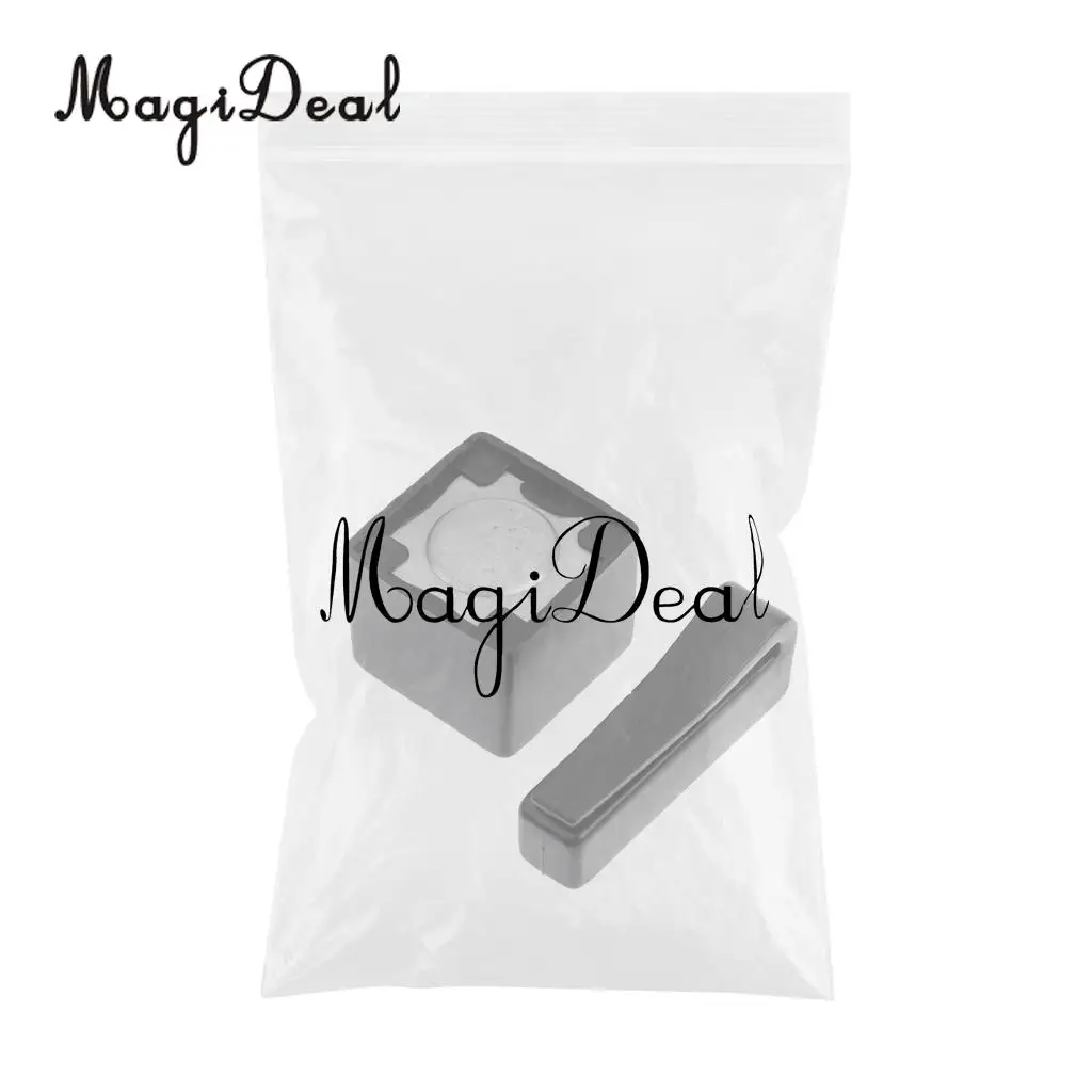 MagiDeal профессиональные пластиковые магниты бильярдный держатель мела для кия и магнитный с зажимом для ремня инструмент для любителей бильярда