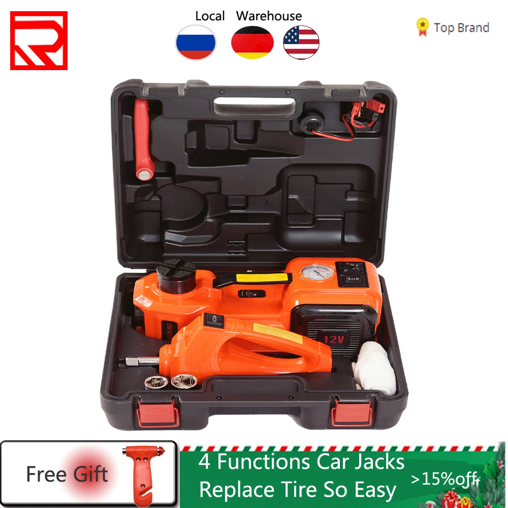 Electric Tire Lifting Car Jacks Hydraulic Air Infatable Car Floor Jack