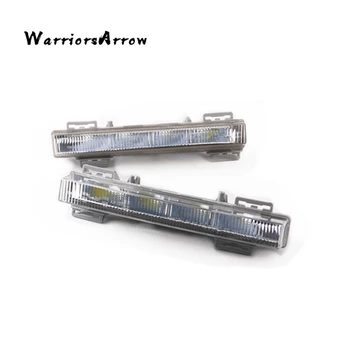 

WarriorsArrow Pair LED Daytime Running Light Lamp L+R for Mercedes ML-Class GL-Class 2012 2013 2014 2015 2049065401 2049065501