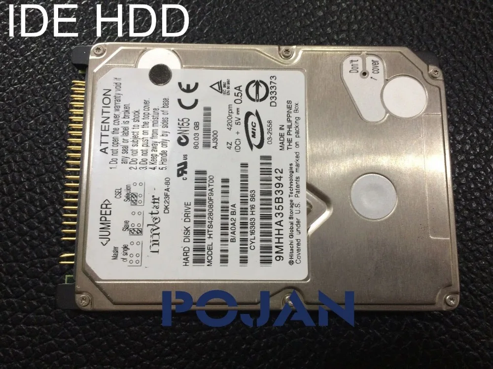  HDD IDE Designjet T1100 T1100PS T610 Q6683-67030 Disco Duro 40G y 80G con FW impresora de tinta plo