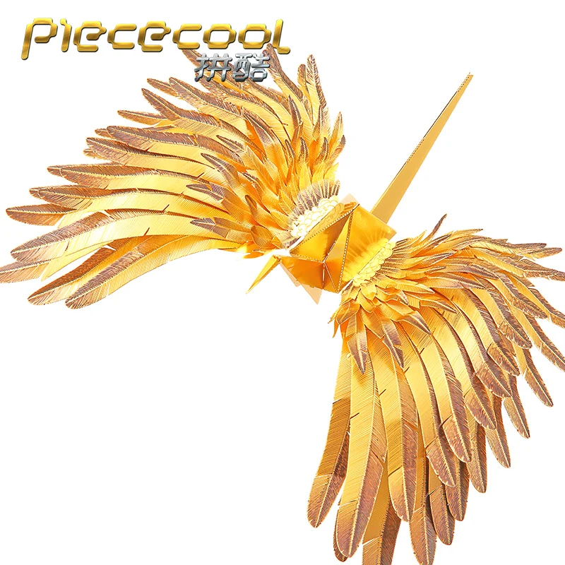 Piececool модели птиц 3D металлические Nano головоломки счастливый кран наборы P050 G DIY
