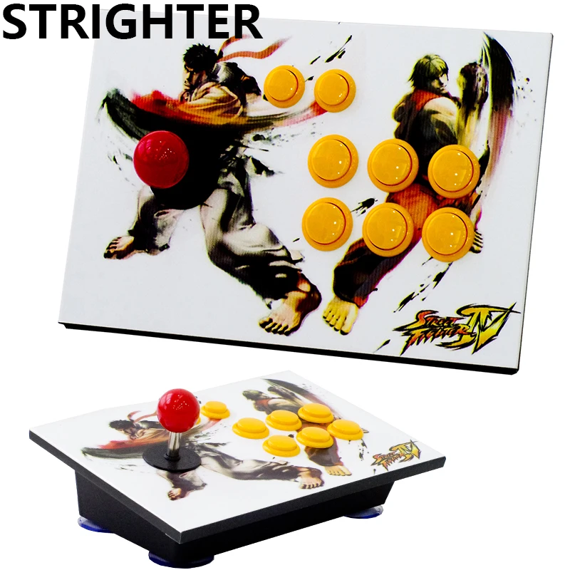 

arcade joystick 8 buttons street fighters pc controller computer game Joystick Consoles