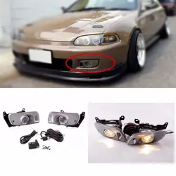 JanDeNing Автомобильные противотуманные фары для Honda Civic 1995-1992 галогенная лампа передние противотуманные фары бампер лампы комплект