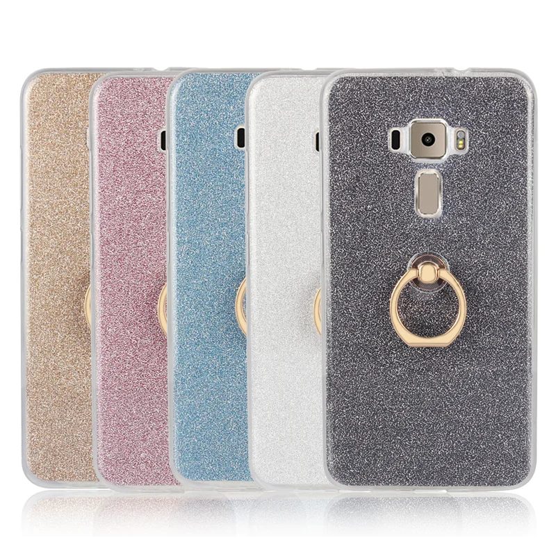 

Phone Cases For coque Asus ZenFone 3 ZE552KL Silicon Cases Soft Ring phone shell for Asus ZenFone3 ZE 552KL ZE552 KL Back Cover