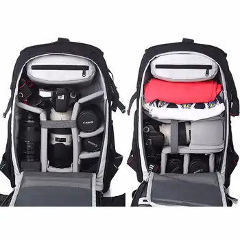 FL 336 DSLR Camera Bag Photo Bag Camera Backpack Universal Large Capacity Travel Camera Backpack For Canon/Nikon Digital Camera