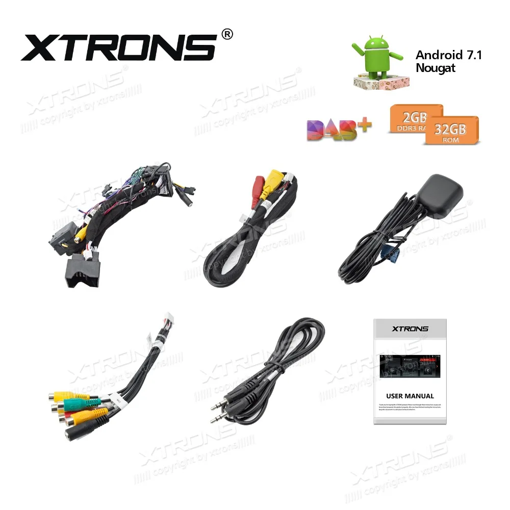 XTRONS 10 25 "Android 7 1 Автомобильный GPS навигационный плеер радио без DVD для BMW 3 серии
