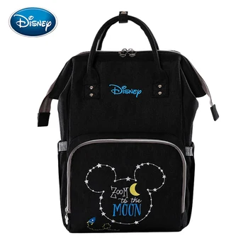 

Disney Diaper Bag Backpack USB Bottle Insulation Bags Minnie Mickey Big Capacity Travel Oxford Feeding Baby Mummy Handbag