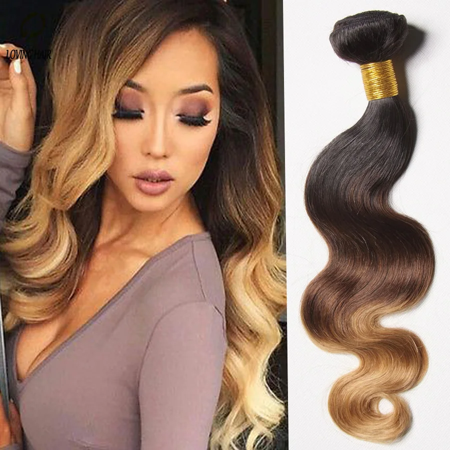 

7A Malaysian Ombre Body Wave 3PCS Brazilian Virgin Hair Human Hair Bundles Rosa Hair Products Brazilian Virgin Hair Weaves
