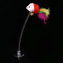 Интерактивный питомец, кот, скручивающая электронная игрушка, плюш, перья, перья, всасывающая палочка с кольцами колокольчиков