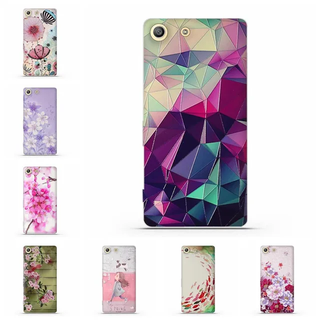 Special Offers For Sony Xperia M5 Case Luxury Cartoon TPU Silicone Case For Sony Xperia M5 E5603 E5606 E5653 Clear Back Cover Funda Coque Capa