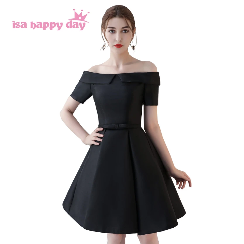 Vestidos mujer negro formatura longitud de la rodilla encaje ° grado homecoming vestido para fiesta elegante corto debajo de vestido de baile H4213|Vestidos de graduación| - AliExpress