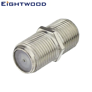 

Eightwood 5PCS Aluminium Alloy RF Coaxial Adapter F Jack Female to F jack Female Connector for HD TV Coax Cable
