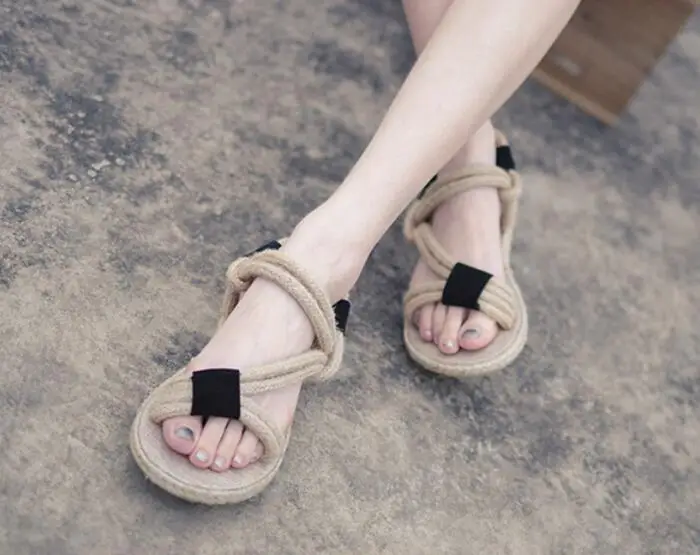hand made female sandals