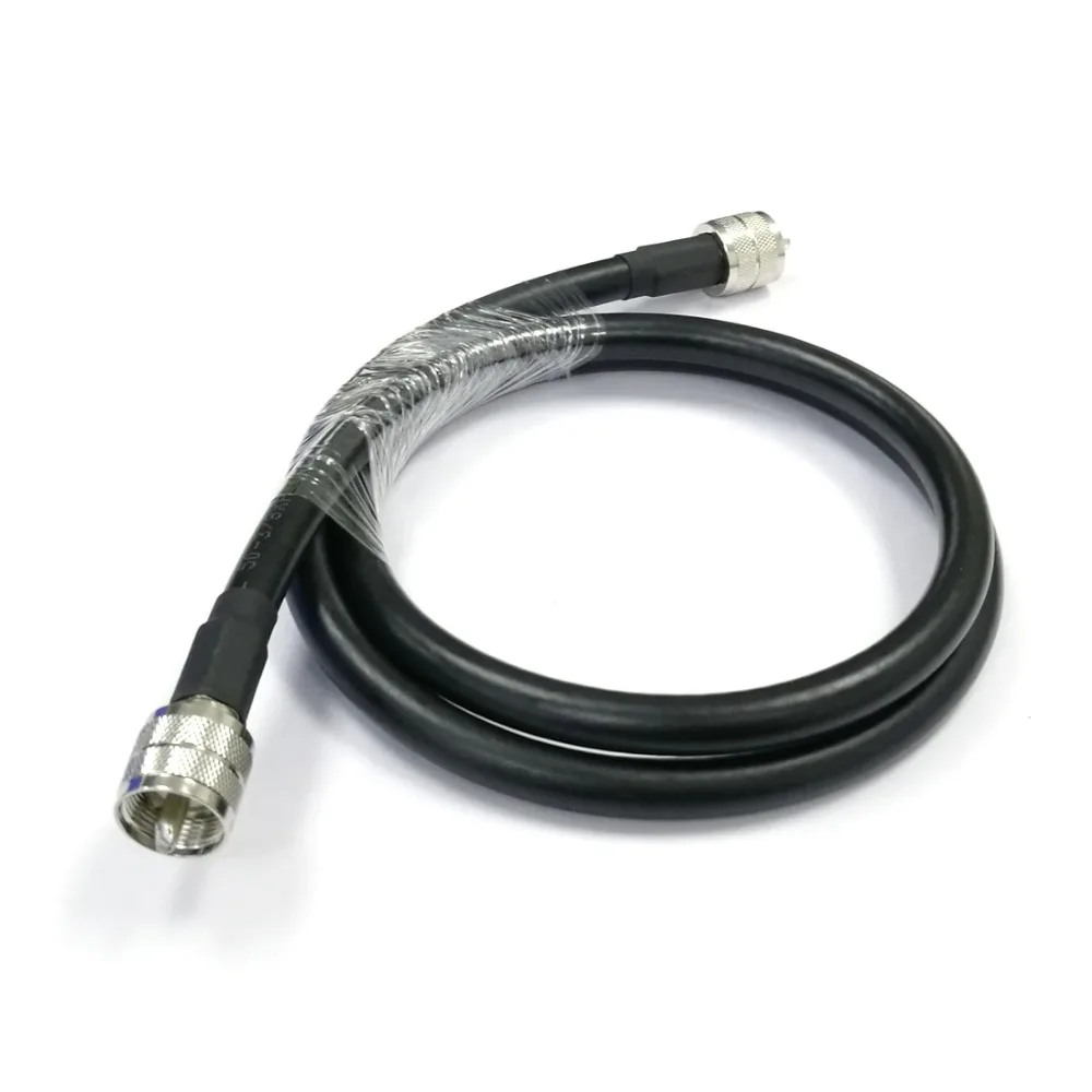 Штекер UHF PL259 переключатель штекер UHF PL259 радиочастотный коаксильный кабель RG8 50 см/100 см для беспроводной маршрутизатор