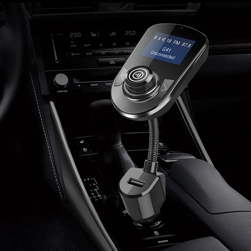 Автомобильный беспроводной Bluetooth fm-передатчик MP3-плеер USB быстрая зарядка ЖК-модулятор Автомобильный прикуриватель автомобильные аксессуары