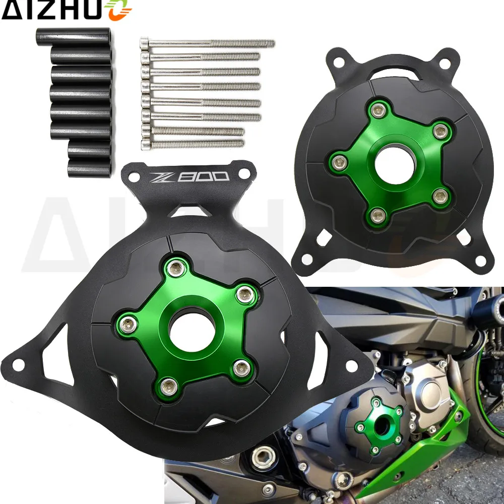 Z800 Motorcycle Engine Stator Cover Guard Protection Frame Slide
