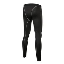 Мужские легинсы для бега компрессионные утягивающие штаны легинсы для занятий спортом, бега спортивные зауженные мужские брюки для фитнеса штаны