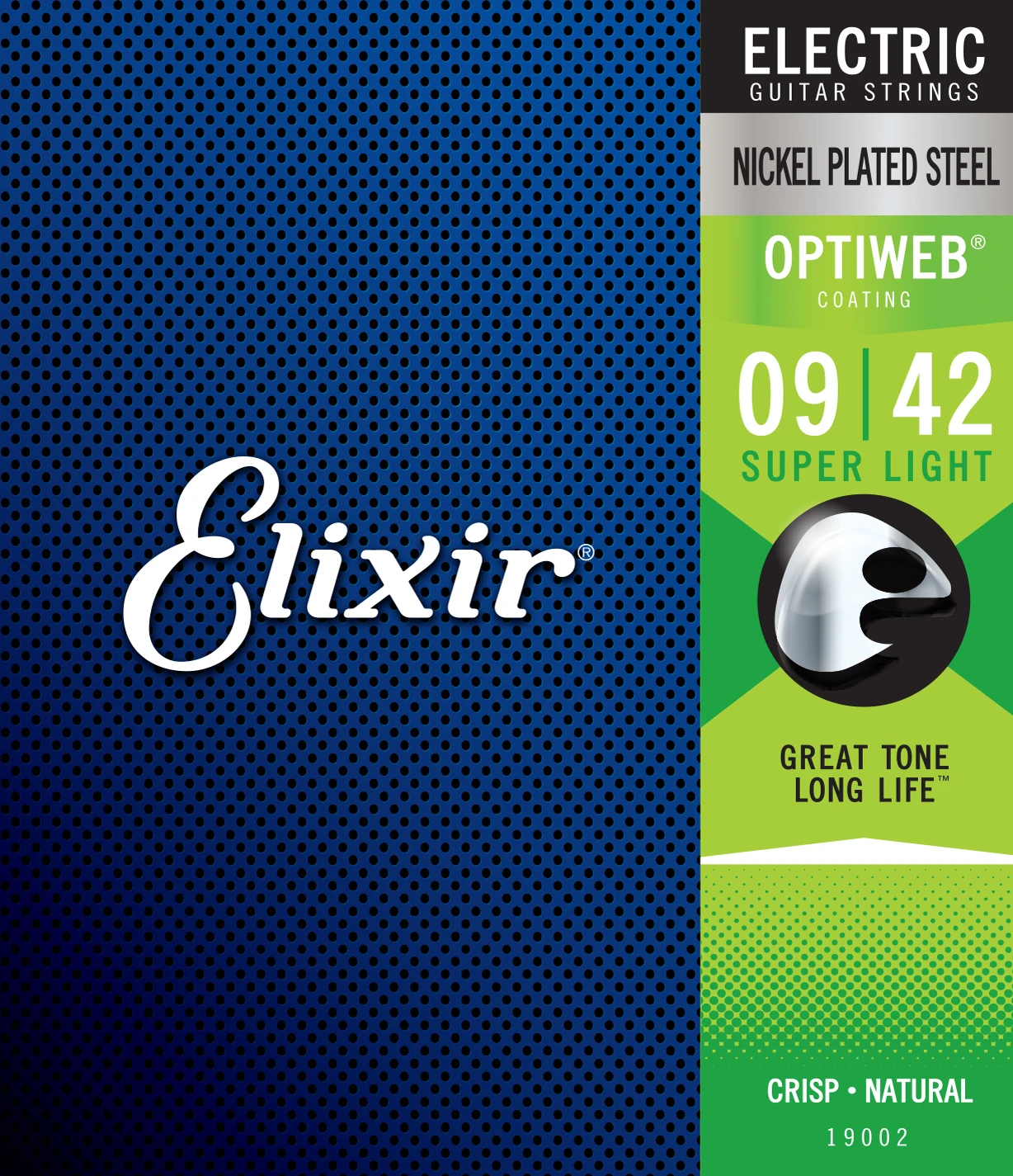

Elixir String Electric Nickel Plated Steel Strings with OPTIWEB Coating, ALL Model