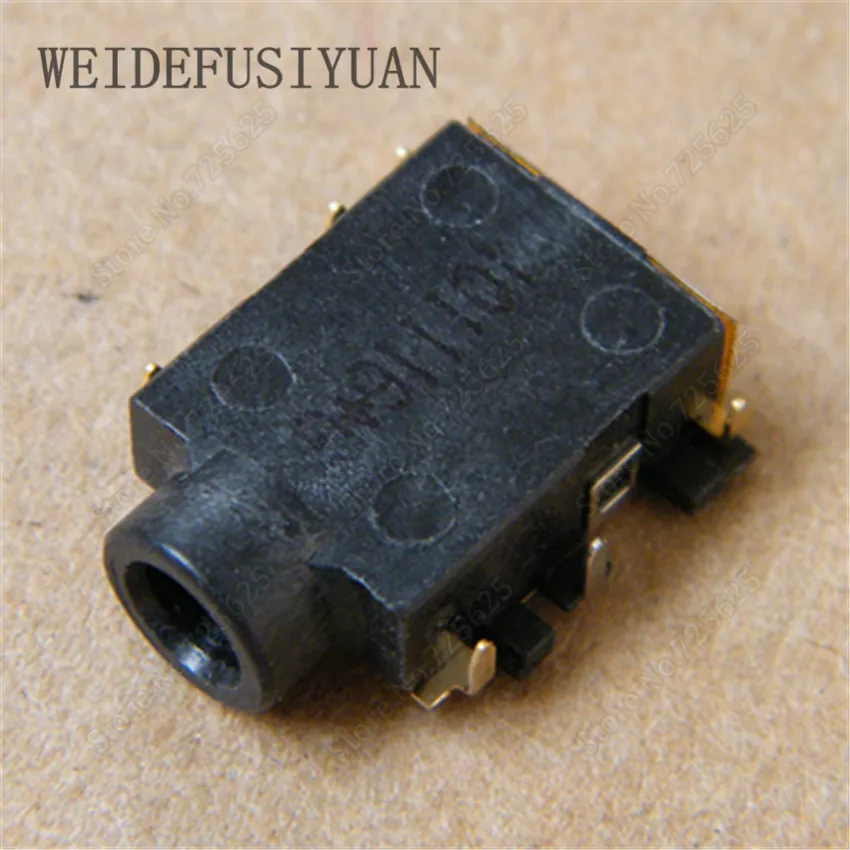 10pcs lot Audio Jack Connector for HP 430 431 435 436 630 635 CQ43 CQ57 motherboard Laptop Headphone MIC socket Port