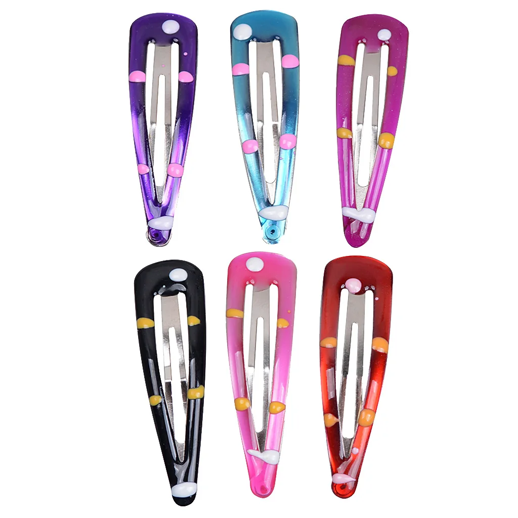 12 Pieces No Slip Snap Hair Clips BB Hair Clip Barrettes for Girl Toddler