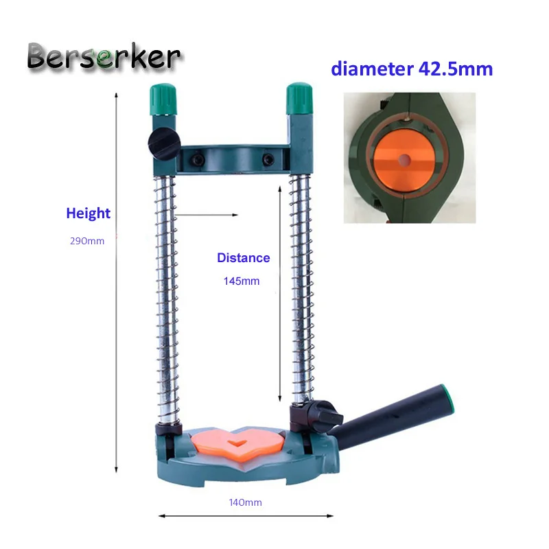 Berserker буровая направляющая подставка держатель для сверла подставка для электрического сверла регулируемый угол подвижная Ручка