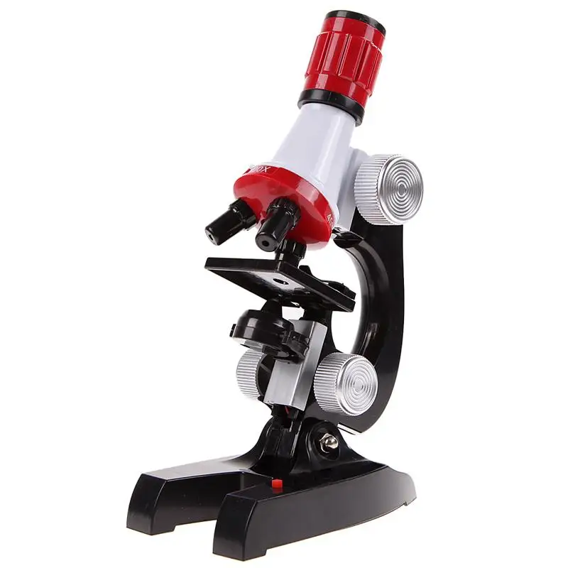 

New Microscope Kit Lab LED 100X-1200X Home School Educational Toy Gift Biological Microscope For Kids Child