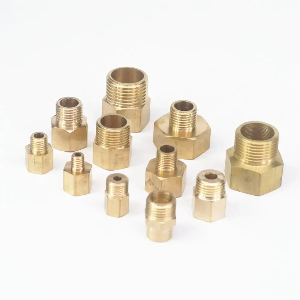 2шт 1/8 &quot1/4&quot 3/8 &quot1/2&quot BSP штекер M8 M10 M12 M14 M16 M20 женский латунный редуктор для