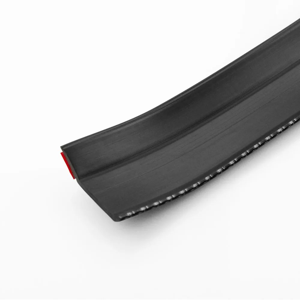 Универсальный автомобильный передний бампер для губ из углеродного волокна, резиновый сплиттер для подбородка, спойлер, боковая юбка, резиновая защита от царапин, RS-LKT006 для тела