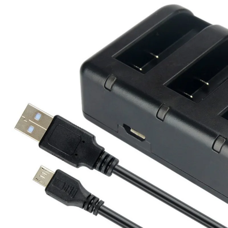 Оригинальный аккумулятор Kingma для Xiaomi yi 4k 3 шт. и канальное USB зарядное устройство YI