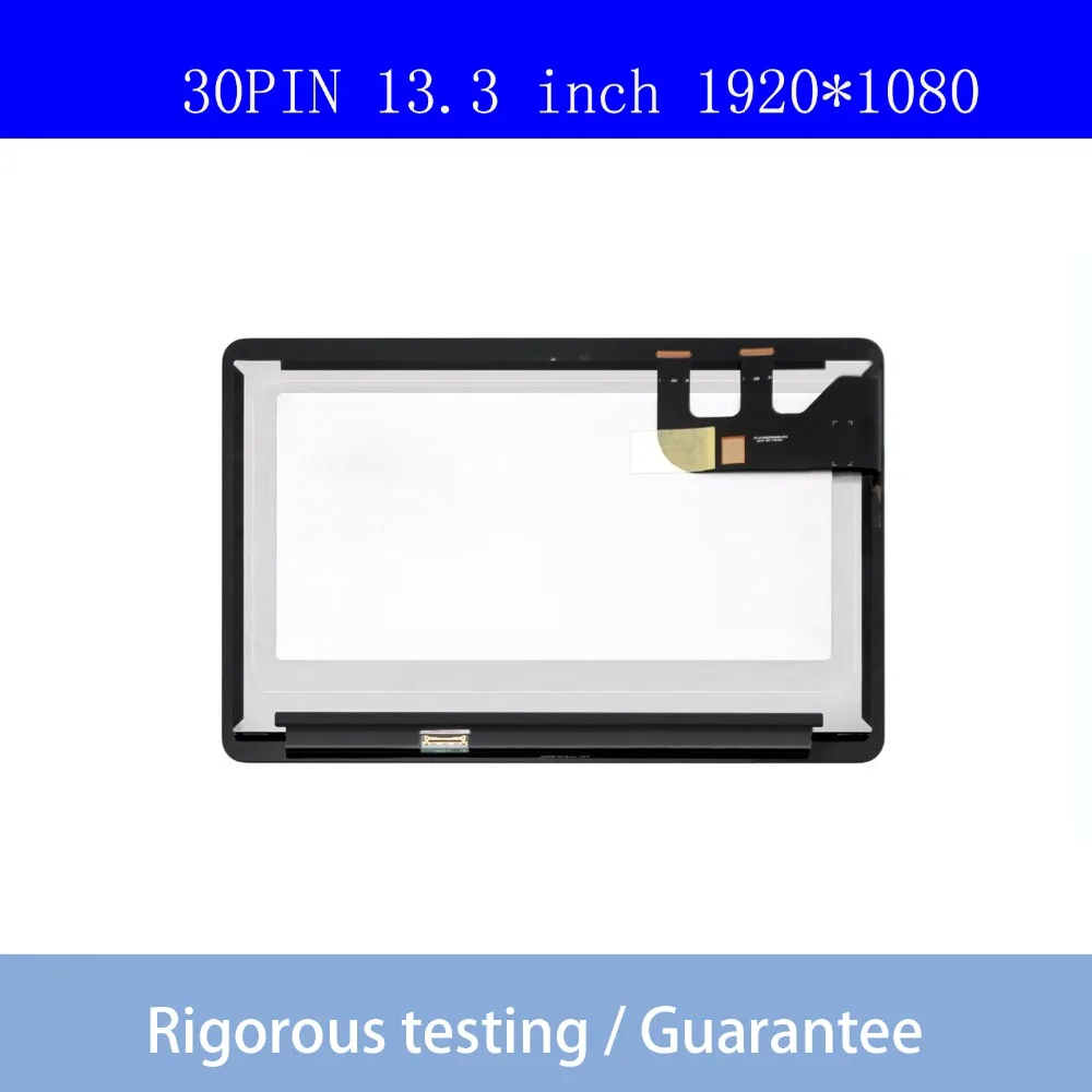

FOR ASUS FHD 1920*1080 LCD Digitizer IPS Touch Screen Assembly FPC-6 for UX360C UX360CA LAPTOP PANEL HAN02.1 1920*1080 EDP 30pin