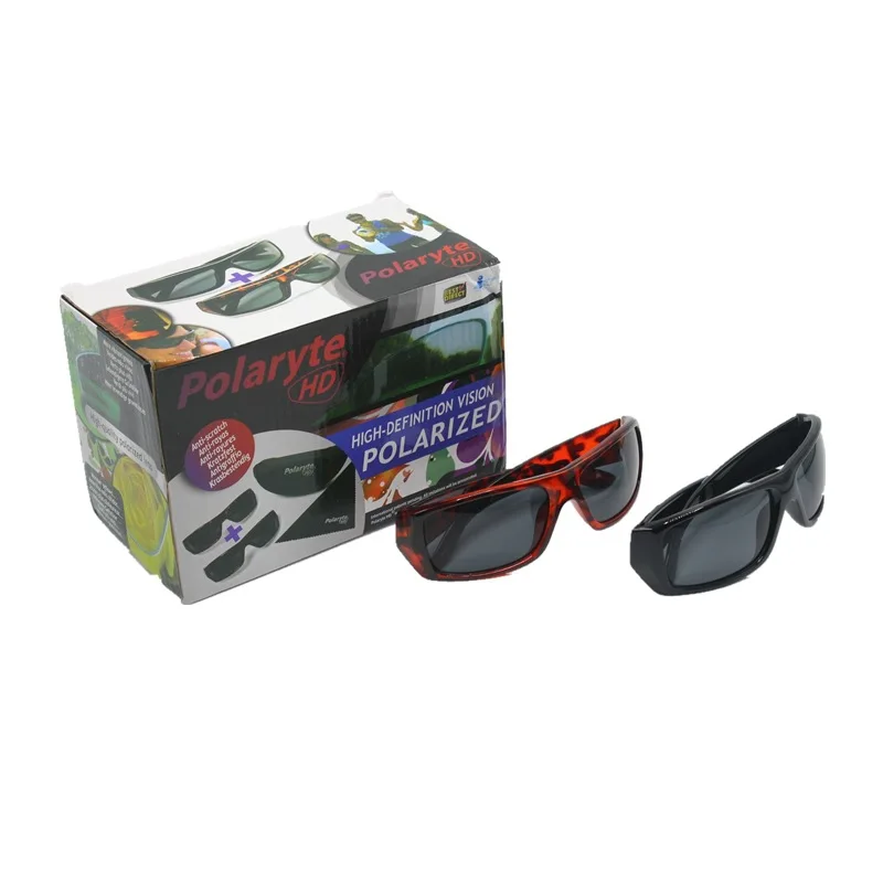 Comprar 2 en 1 caja POLARYTE HD gafas de sol ANTI arañazos útil para la conducción en bicicleta