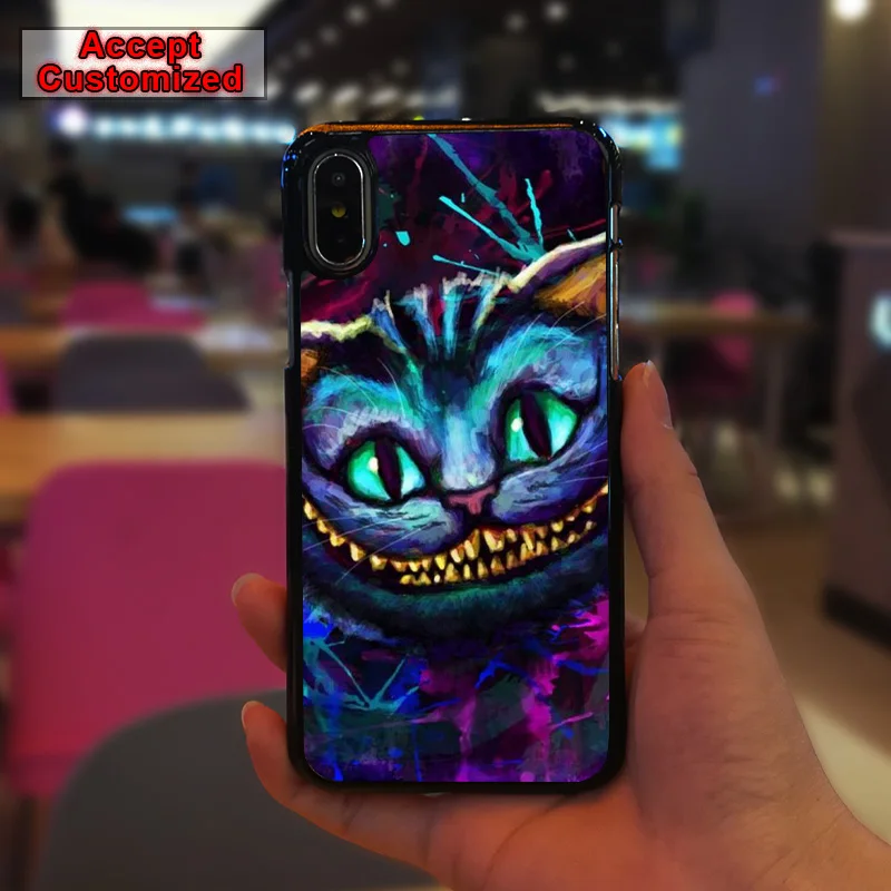 

Alice Case for iPhone 5 5S SE X XS Max XR 6 6S 7 8 Plus Cheshire Cat Cover for Samsung Galaxy S8 S9 Plus Note 8 9 S6 S7 Edge