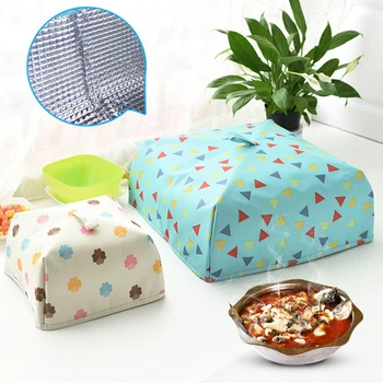 

Collapsible food cover Direction Dishes Food Pest Control Umbrella Built-in aluminum foil design Foldable Easy store food cover