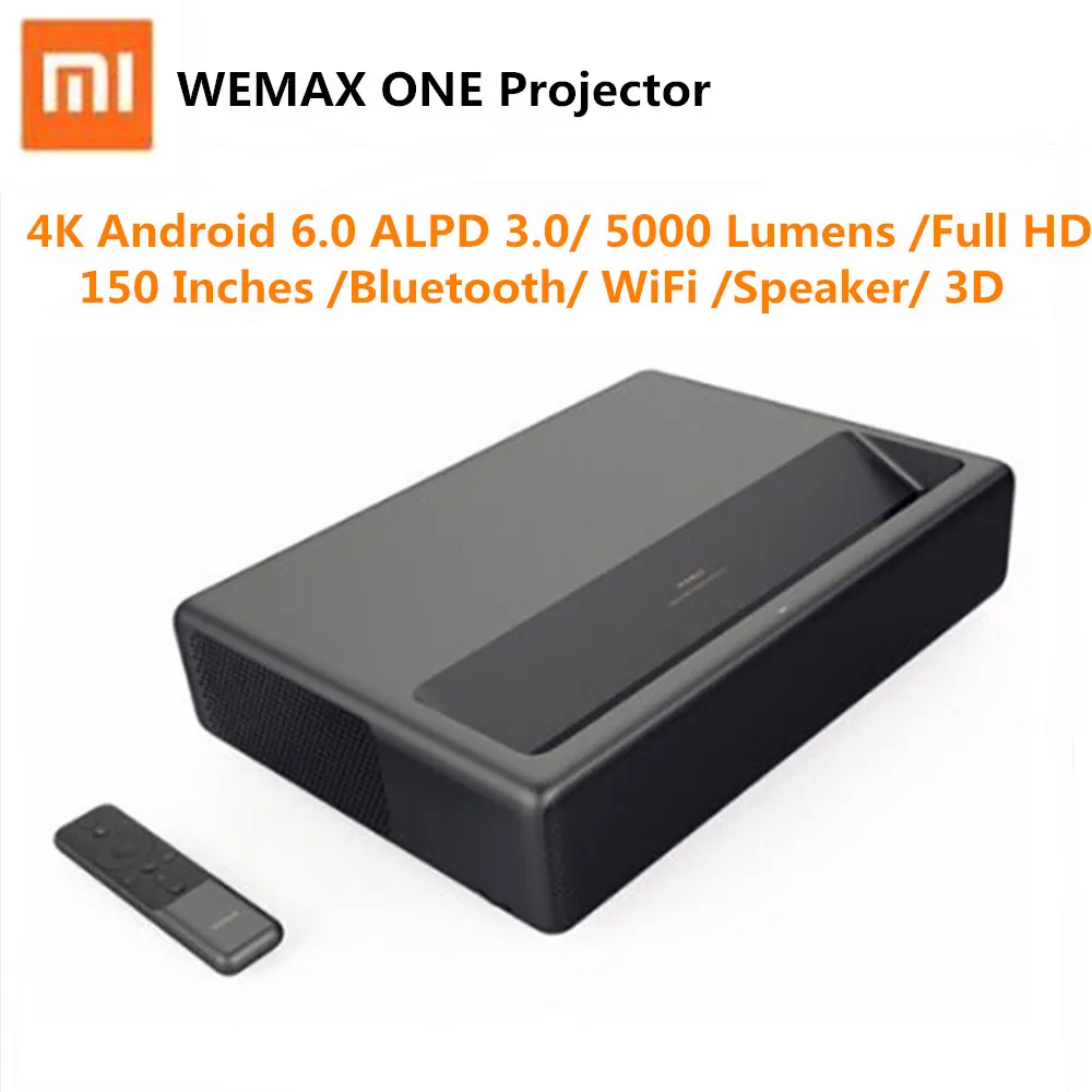 

Wemax One Pro Laser Projector Full HD 2300ANSI Voice Control 4K Android6.0 ALPD3.0 Smart Home Projector 1920*1080 FMWS02C