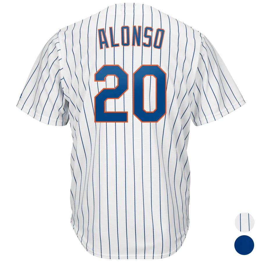 

Mens New York 20 Pete Alonso Baseball jersey (Royal White) Cool Player Stitched Jersey Free Shipping
