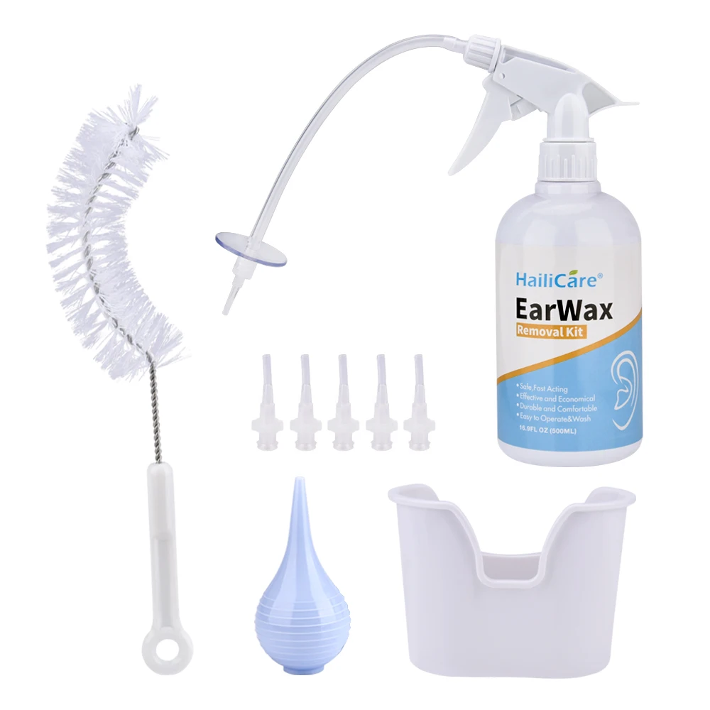 Hailicare Ear Care Ear Wax Irrigation Ear Cleaning Tool Washing Kit