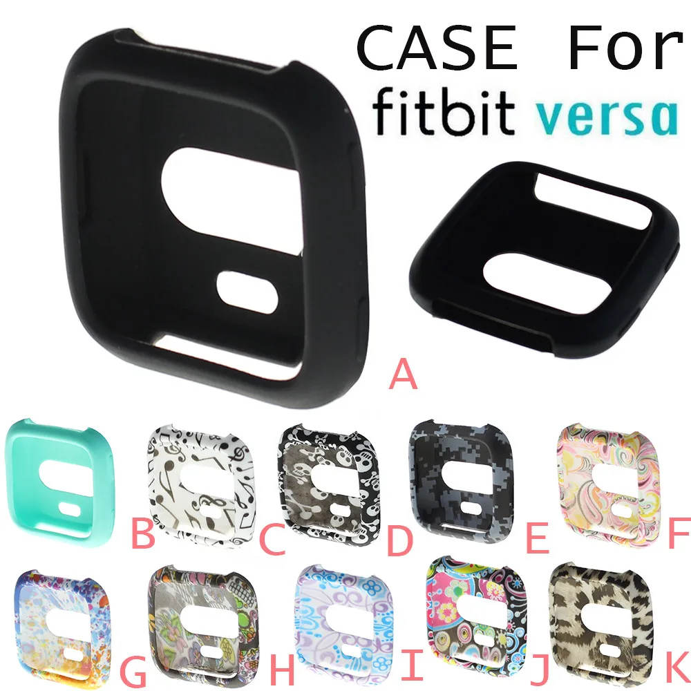 

TPU Silicone Cover Case Watch Casing Guard Protector For Fitbit Versa Smart Band wearable devices smartwatch watch phone