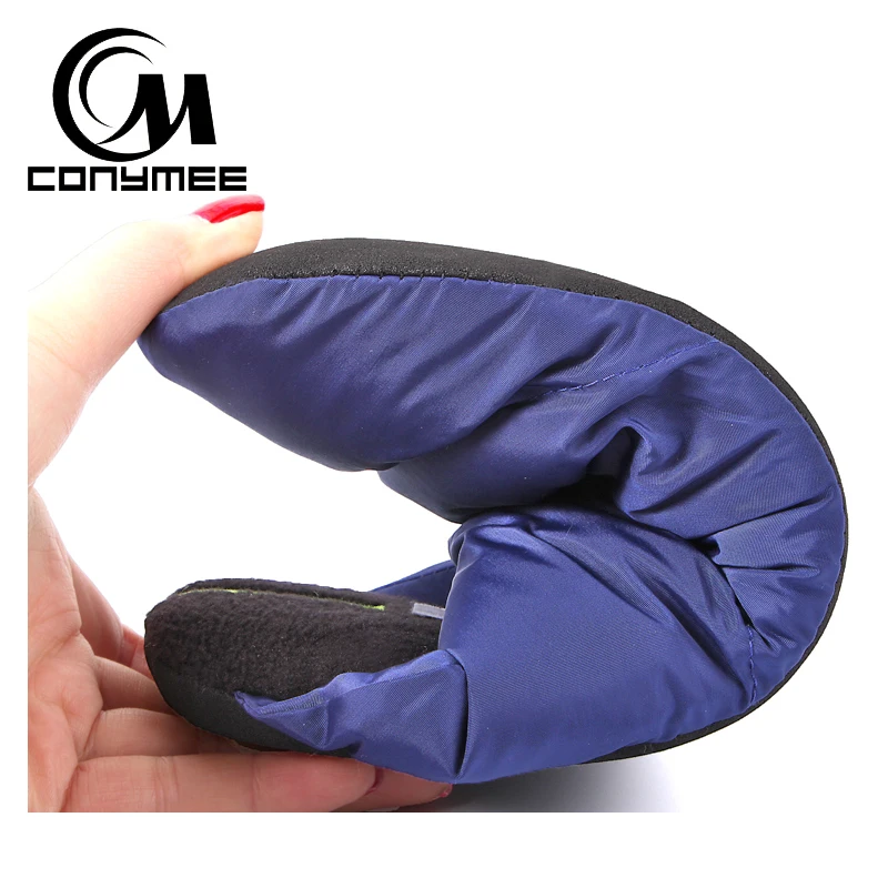 Мужские домашние тапочки CONYMEE теплые с хлопковой подкладкой Pantufa повседневная