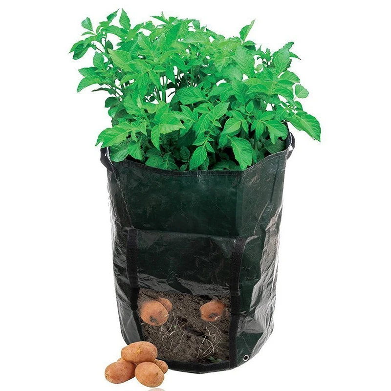 

PE Vegetable Potato Planting Container Vertical Garden Flower Vases Seedling Vessels Grow Greenhouse Seedlings Bags For Plants