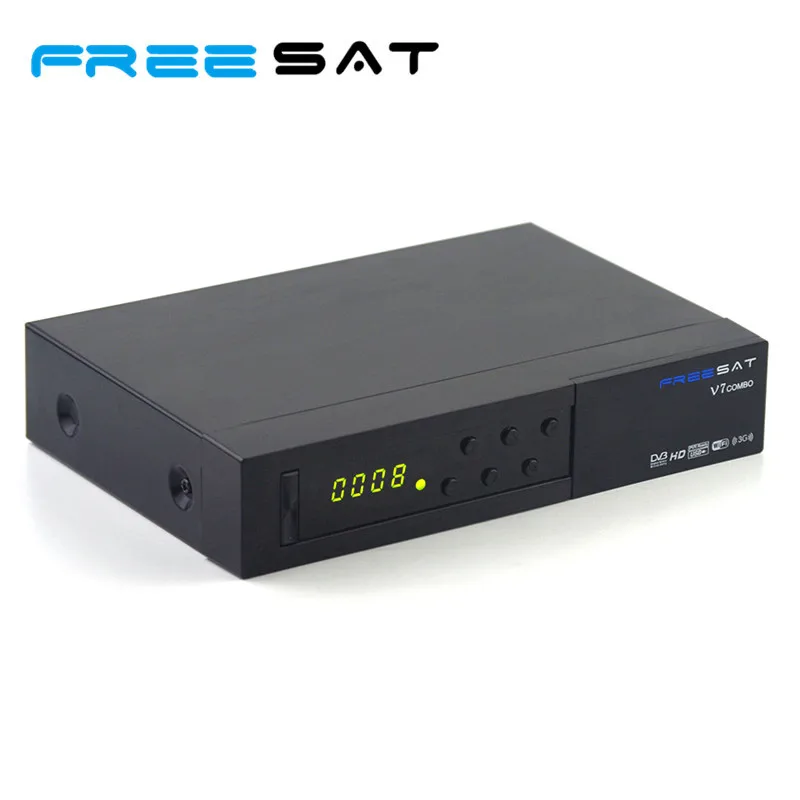 

[Genuine] new combo Freesat V7 combo dvb-s2&t2 HD receiver have multi-cas, network sharing ,newcam, oscam popular selling