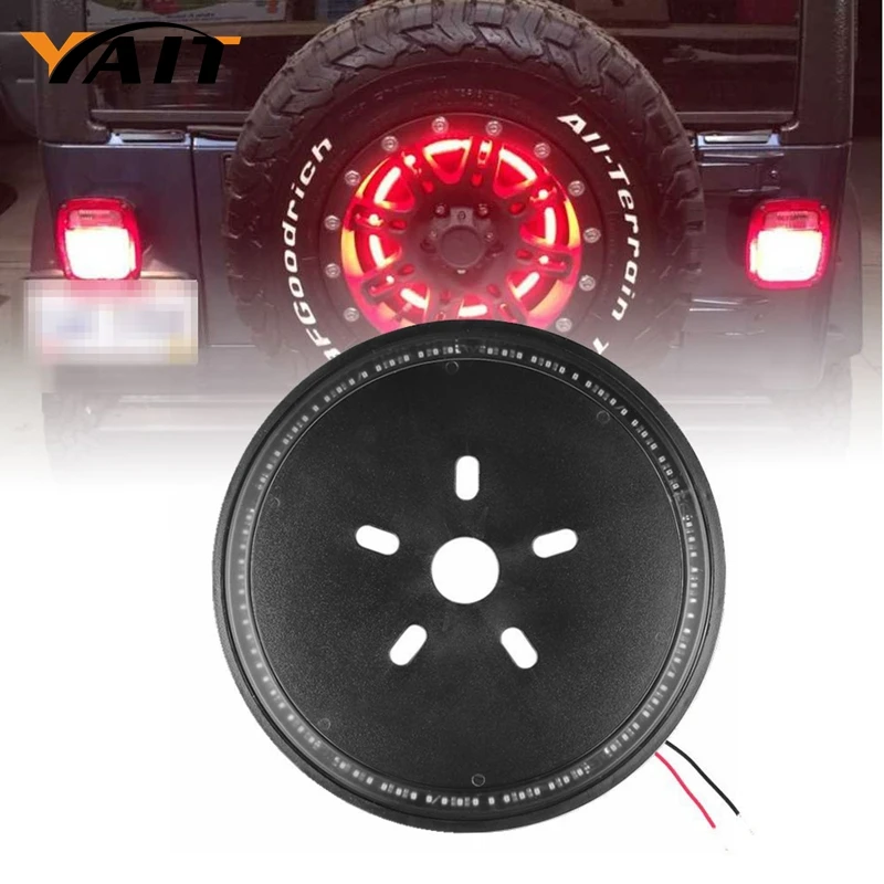 

Spare Tire Cover LED Third Brake Light for Jeep Wrangler JK JKU Unlimited Rubicon Sahara X Off Road