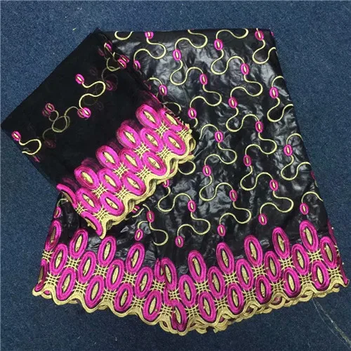 

2018 Embroidered Nigerian Laces Fabric Bridal High Quality beaded bazin lace royal shampoo f1qzm152