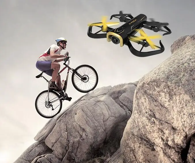 Складной Дрон высота Удержание FPV Quadcopter XT-5 720P Камера Дрон складной Безголовый 2,4 ГГц 6-Axis Gyro RC Quadcopter Drone