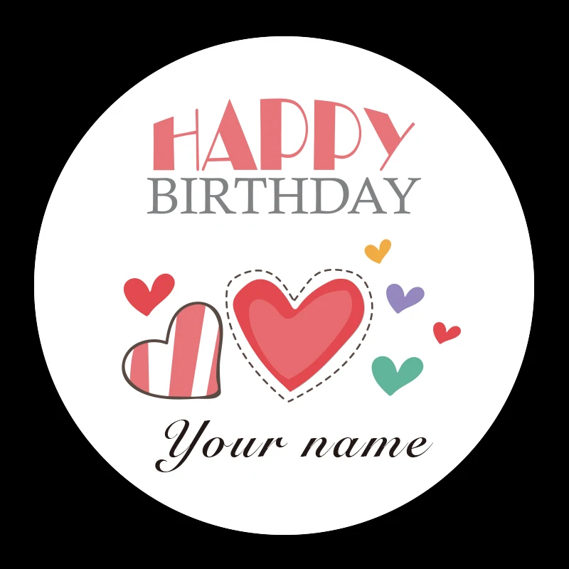 Birthday Party Discount Label Personalized Sticker Custom Candy Sticker